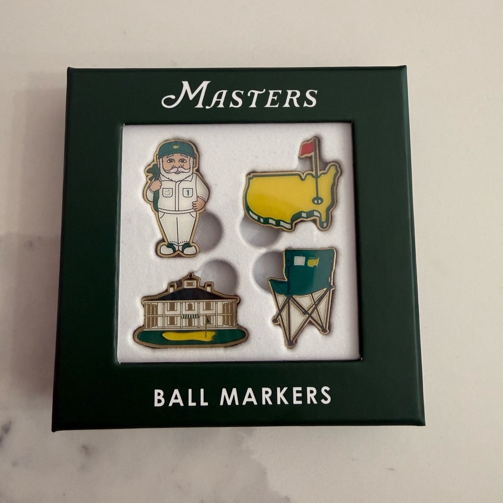 Masters Augusta National New Gnome 2026 set of 4 Ball Markers